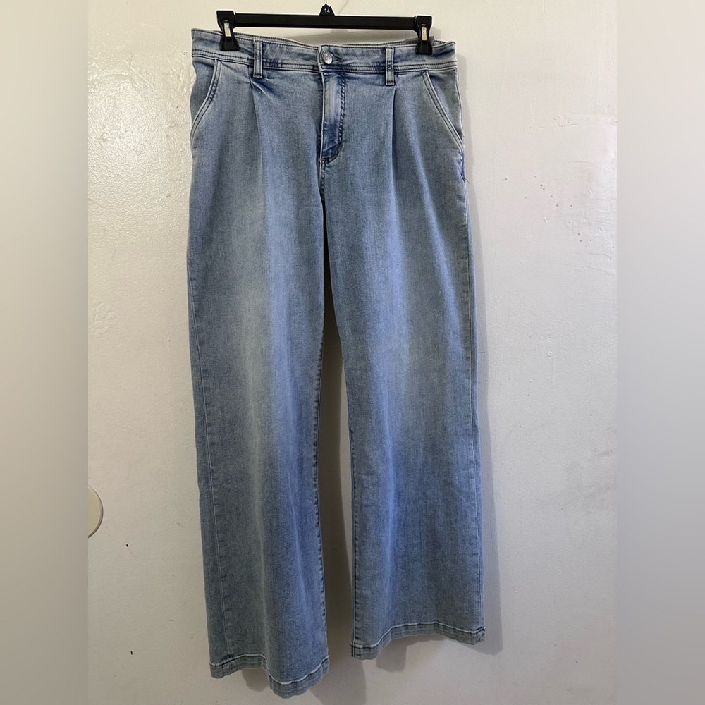 Kut from the Kloth Women's High Rise Jean Wide Leg Denim Jeans